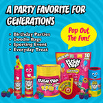 Push Pop Candy Lollipops Variety Pack 24 Count Assorted Fruity Flavors