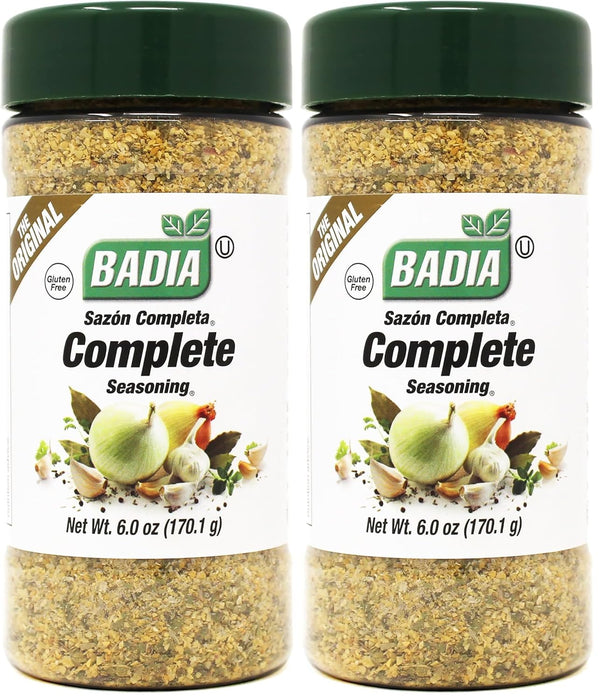 Badia 6 oz All-Purpose Seasoning, Gluten-Free and Kosher Spice Blend for Meats and Vegetables