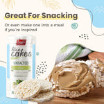 LIEBERS Rice Cakes, Kosher Certified Snack, Pack of 3, Unsalted
