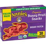 Annie's Organic Bunny Fruit Snacks Variety Pack Gluten Free Snack 22 ct 15.4 oz