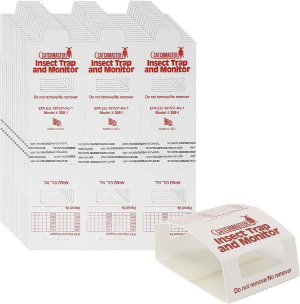 Catchmaster Spider & Insect Glue Traps 30-Pk (10 Sheets), Adhesive Cockroach Killer Glue Boards, Spider Traps, Cricket Sticky Trap, Indoor Roach Trap for Home, Garage & Shed, Pest Control for Home