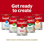 Campbell's Condensed Cream of Chicken Soup 4 Pack, 10.5 oz Cans, Farm-Fresh Cream and Antibiotic-Free Chicken
