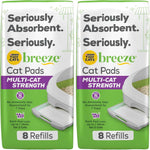 Purina Tidy Cats Cat Litter Breeze Pads Refill Pack Multi Cat Litter Pads - 8 ct. Bag