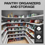 ClearSpace Clear Plastic Storage Bins for Kitchen, Laundry Room, Office, Closet, Garage & Freezer