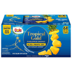 Dole Tropical Gold Pineapple Chunks in 100% Pineapple Juice, 15.25 Oz, 12 Count, Gluten Free, No Sugar Added