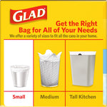 Glad Small Trash Bags 4 Gallon, Febreze Fresh Clean Garbage Bags, Odor Resistant with Quick Tie, 26 Count - Rayz Mart