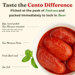 Cento Certified San Marzano Whole Peeled Tomatoes, 28 Oz Pack, Canned Plum Tomatoes in Thick Puree