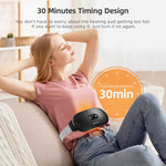 COSYGLOW 6 Heat Levels Portable Cordless Heating Pad for Back Pain Relief, Gifts for Women and Girls, Black