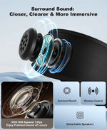 Musicozy Sleep Headphones Bluetooth 5.4 Headband Wireless Earphones with Ultra-Thin HD Stereo Speaker