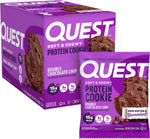 Quest Soft & Chewy Double Chocolate Chip Protein Cookies, 15g Protein, Low Sugar, 12 Count
