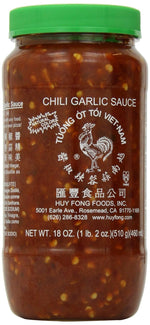 Huy Fong 8 oz Vietnamese Chili Garlic Sauce, Ready-to-Use Condiment or Cooking Sauce