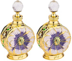 swiss arabian layali rouge 0.5 oz luxury perfume oil fragrance with mango rose and coconut notes