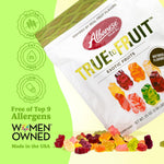 albanese world's best true to fruit exotic fruits, 25oz bag, 8 flavors, soft gummy bears, share size