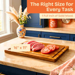 Non-Toxic Wood Cutting Board Made from FSC Certified Acacia Wood