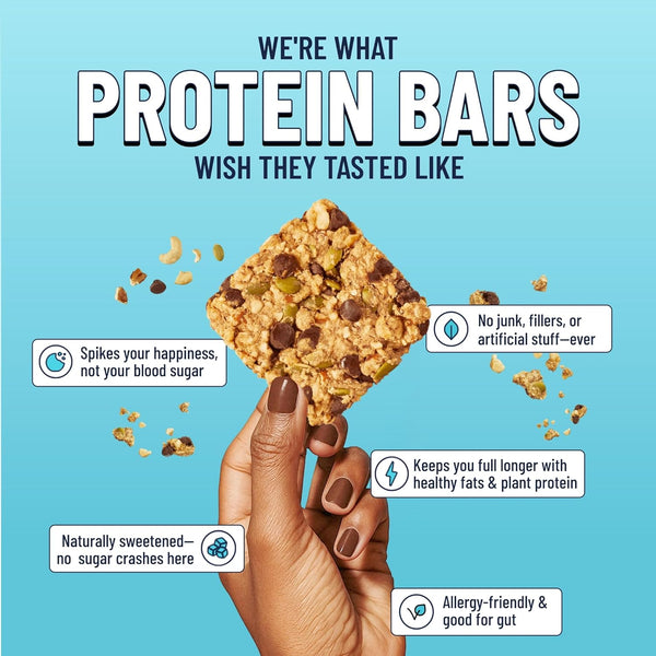 Soft Chewy Nut Bars Made with Organic Maple Syrup - 6 Count