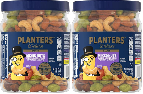 Planters Mixed Nuts, 27 oz, Resealable Jar, Kosher