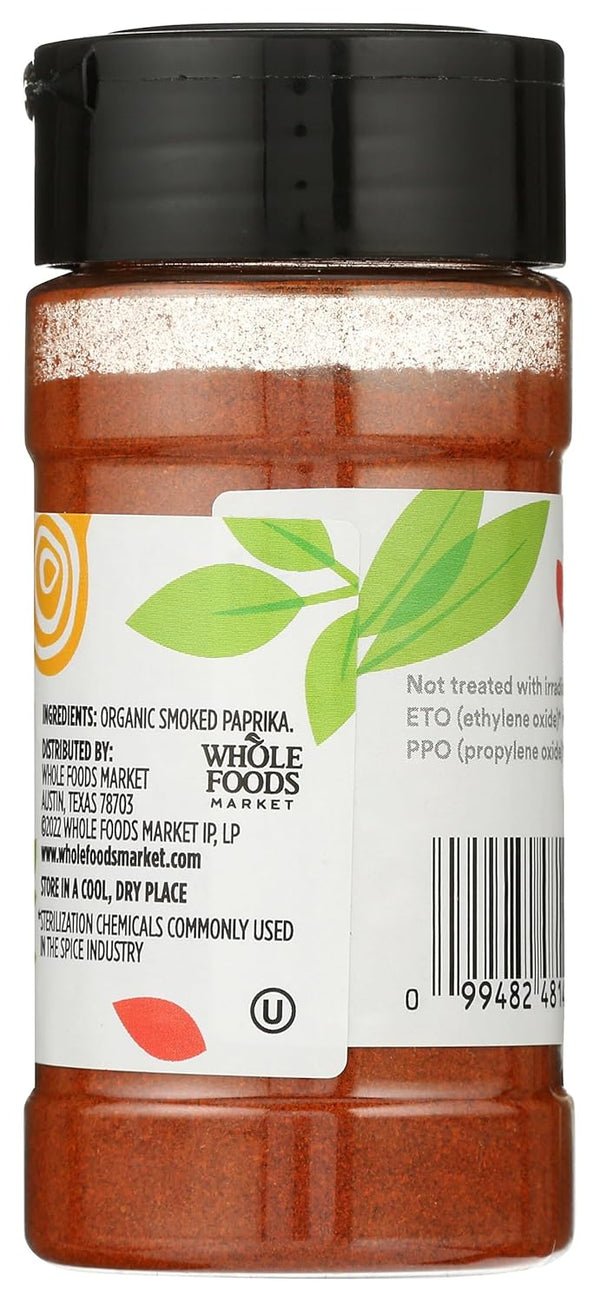365 by Whole Foods Market Smoked Paprika, 1.87 Ounce, Premium Ground Spice, Rich Smoky Flavor