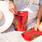 Wonderful Chili Roasted Pistachios, 11 Ounce Resealable Bag, Protein Snacks, Gluten Free, College Snacks