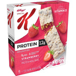 Special K Bar Protein Meal Bars, 12g Protein Snacks, Meal Replacement, Strawberry, 3 Boxes, 18 Bars