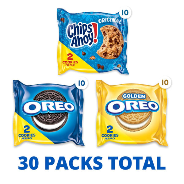Nabisco Sweet Cookie Variety Pack with 30 Snack Packs