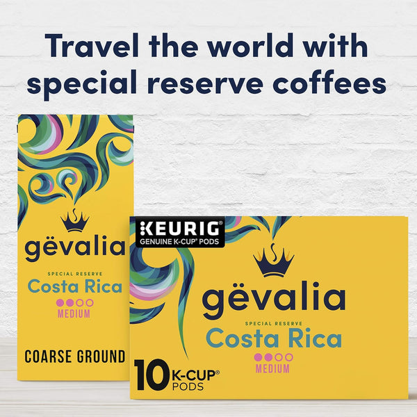 Gevalia Costa Rica Single Origin Special Reserve K-Cup Coffee Pods