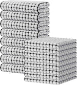 Kitinjoy Cotton 8 Pack Terry Kitchen Dish Cloths, 12 x 12 Inches Super Soft and Absorbent Dish Rags, Quick Drying Dish Towels for Washing Dishes, Mixed Color