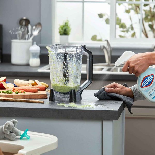 Clorox Free & Clear Multi Surface Cleaner, Spray Bottle, Fragrance Free, 32 Fluid Ounces, Pack of 3
