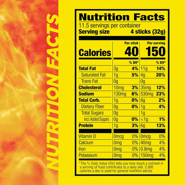 Slim Jim Original Snack Size Sticks, 46 Count, 0.28 oz Each, Beef, Pork, Chicken
