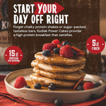 Kodiak Cakes protein pancake power cakes in buttermilk flavor, 20 oz, pack of 6 non-gmo baking mixes for flapjacks and waffles