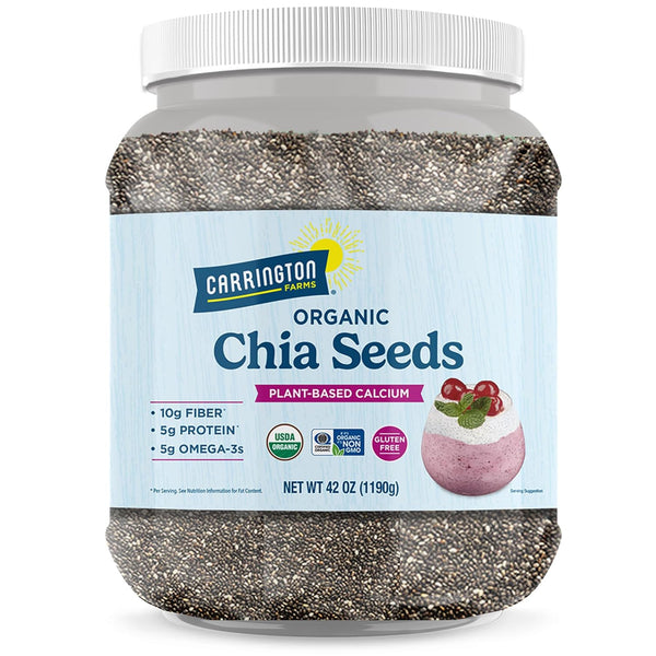 Carrington Farms Organic Chia Seeds, 14 Oz, Gluten-Free, USDA Organic