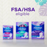 Always Panty Liners for Women Daily Protect Liners, Regular Length,96 Count