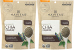 Navitas Organics USDA Organic Non GMO Superfood Chia Seeds 16oz Bag 15 Servings Omega 3 Fiber Minerals