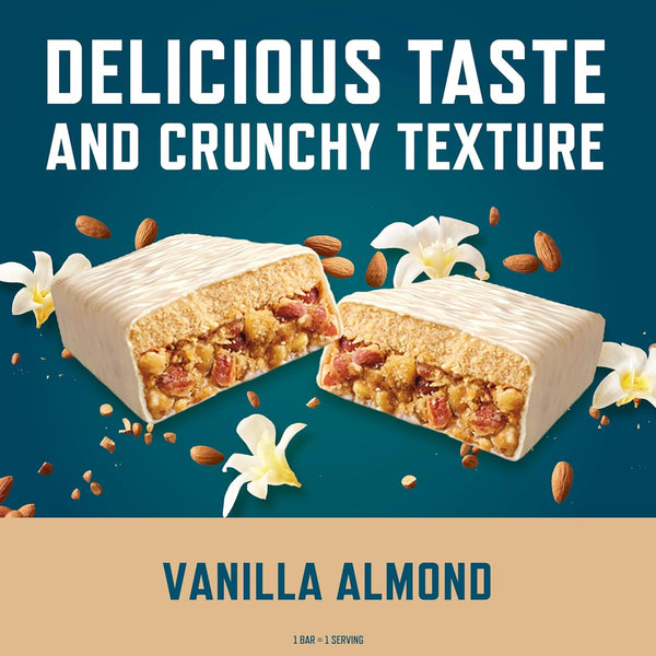 CLIF BUILDERS Vanilla Almond Flavor Plant Based Protein Bars 12 Pack