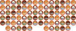 40-count assorted flavored coffee pods for Keurig K Cup brewers