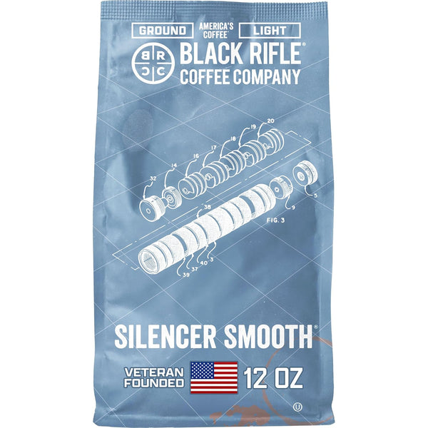 Black Rifle Coffee Company Loyal Spirit Light Roast Ground Coffee - Arabica Beans from Colombia & Brazil, Veteran-Founded