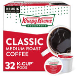 Krispy Kreme Medium Roast Single-Serve Keurig K-Cup Pods, 32 Count, Orthodox Union Kosher