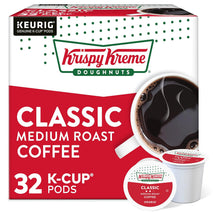 Krispy Kreme Medium Roast Single-Serve Keurig K-Cup Pods, 32 Count, Orthodox Union Kosher