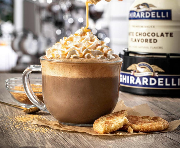 Ghirardelli 16 oz Caramel Sauce Squeeze Bottle for Lattes, Milkshakes, and Desserts, Pack of 1
