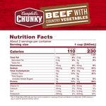 Campbell's Chunky Beef Soup with Country Vegetables, 18.8 Oz Can