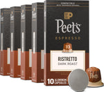 Peet's Coffee Dark Roast Espresso Capsules for Nespresso Original Machine 50 Count