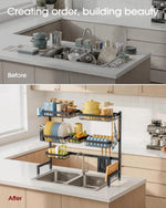 Sakugi Dish Drying Rack for Kitchen Counter Storage and Organization