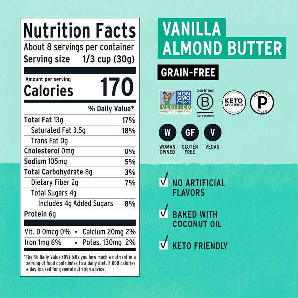 Purely Elizabeth Vanilla Almond Butter Keto Granola with MCT Oil 3 Ct 8oz Bags
