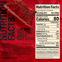 Jack Link's Original Beef Jerky Multipack, 2 Large 9 oz Bags, 10g Protein per Serving, Made with 100% Real Beef