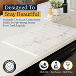 Oleex 3-Pack Stone Dish Drying Mat Set for Kitchen Counters