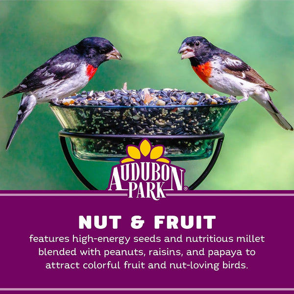 Audubon Park 8 lb. Wild Bird Seed Blend with Sunflower Seeds and Dried Fruit