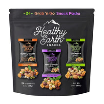 Earth Snacks Variety Pack, 24 Count, Mixed Nuts and Dried Fruits, Gluten-Free