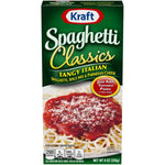 Kraft Spaghetti Classics Tangy Italian Meal Mix, Spaghetti, Spices, Parmesan Cheese, 8 oz Box