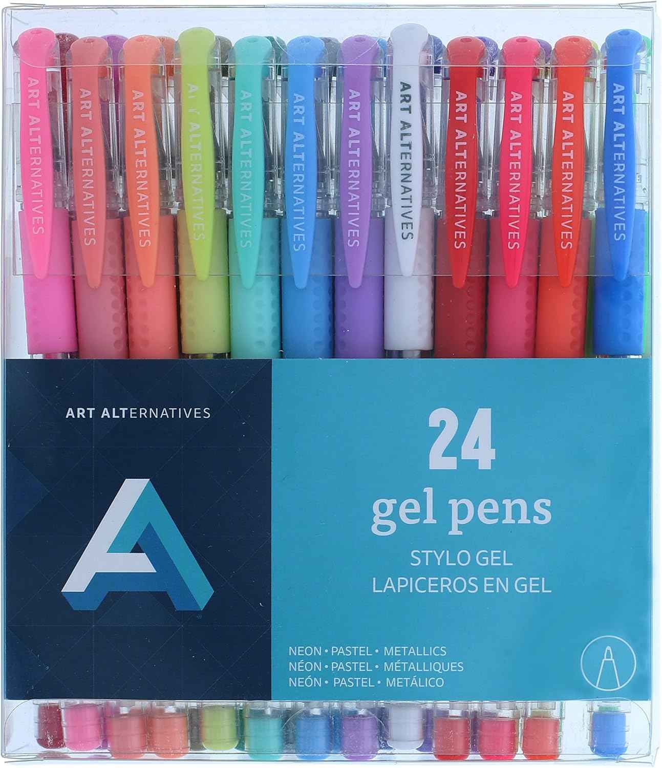 Art Alternatives Gel Pen, Metallic Pink - Ballpoint - Non-Smear + Quick Dry - Writing, Drawing, Coloring, Journal, Planner