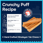 Natural yak cheese Himalayan made dog chews for all breeds, lactose free, dental cleaning for aggressive chewers - small, medium, large