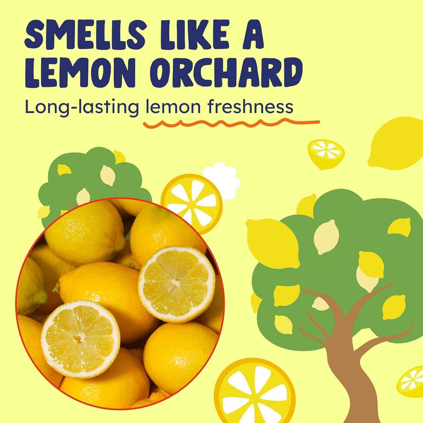 Originally Yellow Plant-Based Kitchen Cleaner | Powered by Natural Vinegar & Infused with Organic Lemon | Multipurpose Kitchen Counter Cleaner Works on Tile, Wood, Granite, & Marble, 16 Fl Oz (3-Pack)